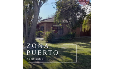 VENTA - Casa 3 amb, espaciosa con patio y cochera - Zona Puerto