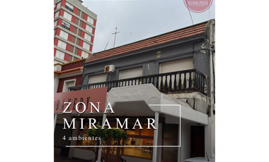 ALQUILER TEMPORADA - Departamento 4 amb ideal grupo numeroso - Miramar