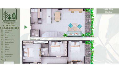 Venta Apartamento Duplex para estrenar Medellín Laureles