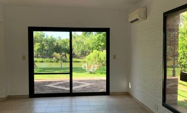 Alquiler casa a laguna Las Glorietas, Nordelta