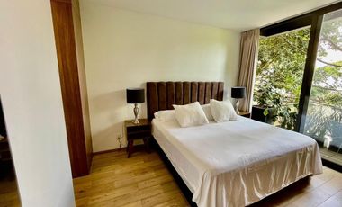 COL. HIPÓDROMO. DEPARTAMENTO AMUEBLADO CON BALCÓN EN RENTA