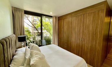 COL. HIPÓDROMO. DEPARTAMENTO AMUEBLADO CON BALCÓN EN RENTA