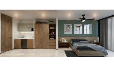 DEPARTAMENTO EN VENTA MERIDA, TEMOZON NORTE, REMOLINO, MOD. SINGLE, NOV 2025.