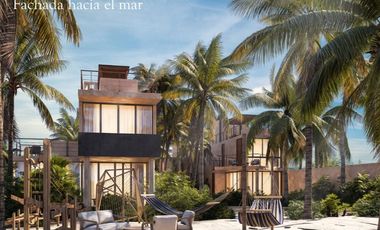 CASA EN VENTA MERIDA, PLAYA TELCHAC, BAJAREQUE, MOD A, FRENTE AL MAR, LISTA.
