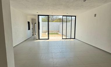 CASA EN VENTA MERIDA, CONKAL, PRIVADA KANAN, MODELO 170 1 PLANTA, A 6 MESES.
