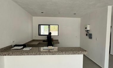 CASA EN VENTA MERIDA, CONKAL, PRIVADA KANAN, MODELO 170 1 PLANTA, A 6 MESES.