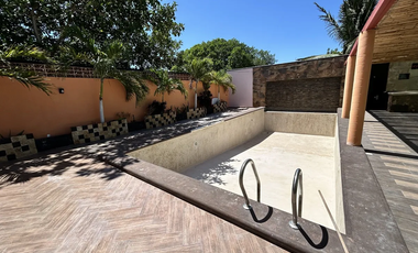 CASA EN VENTA MERIDA, PLAYA CHELEM, A 50 MTS DEL MAR, ENTREGA INMEDIATA.