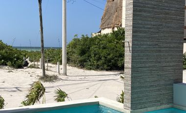 DEPARTAMENTO EN VENTA MERIDA, PLAYA SAN BENITO, PUNTA SOLE, 2DA FILA, LISTO.