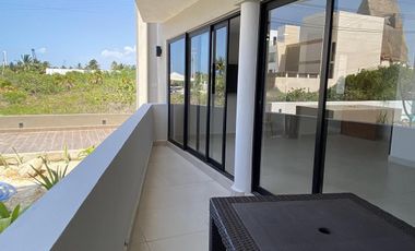 DEPARTAMENTO EN VENTA MERIDA, PLAYA SAN BENITO, PUNTA SOLE, 2DA FILA, LISTO.
