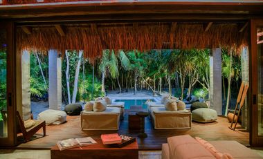 Retiro secreto frente al mar en Sian Kaan