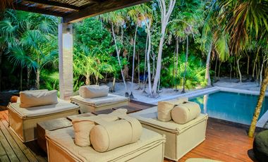 Retiro secreto frente al mar en Sian Kaan