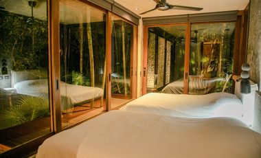 Retiro secreto frente al mar en Sian Kaan