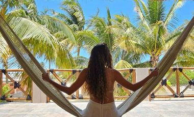 CASA  AMUEBLADA Y EQUIPADA EN TELCHAC PUERTO YUCATÁN