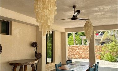 CASA  AMUEBLADA Y EQUIPADA EN TELCHAC PUERTO YUCATÁN