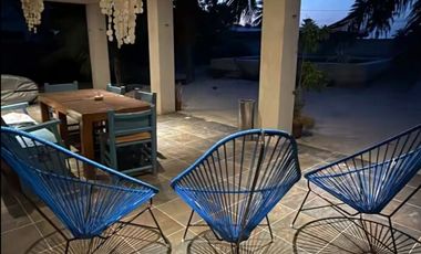 CASA  AMUEBLADA Y EQUIPADA EN TELCHAC PUERTO YUCATÁN