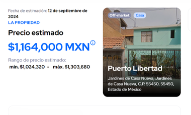 Casa en venta, Col. Jardines de Casa Nueva, Ecatepec