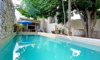 Casa en venta de una planta Mérida Yucatán, Barrio de Santiago Centro