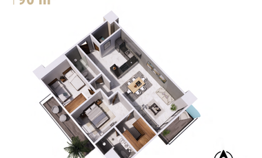 Departamento en venta en Naucalpan