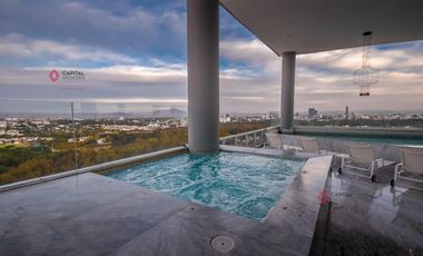 Departamento en renta de lujo amueblado en Park Life