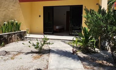 Villa en venta en Celestún, Yuc, frente al mar.