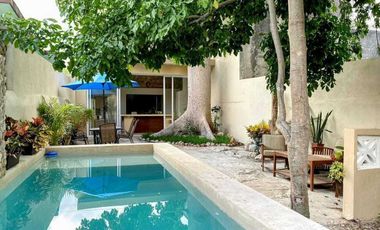 Casa en venta en el Centro de Mérida amueblada