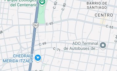 Casa en venta en el centro de Mérida para remodelar.