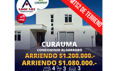 CURAUMA - CASA EN CONDOMINIO ALGARROBO - 4D 3B 3E