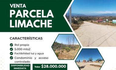 Sitio en Venta en VENTA TERRENO ROL PROPIO EN CONDOMINIO, LIMACHE