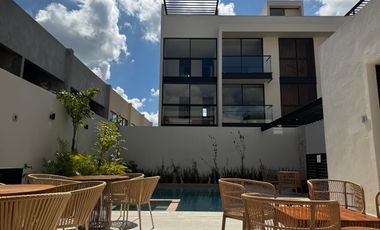 Departamento en venta de 2 recámaras en Temozón Norte, Mérida, Yucatán