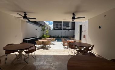 Departamento en venta de 2 recámaras en Temozón Norte, Mérida, Yucatán