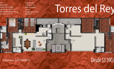 Departamento Torres del Rey 14