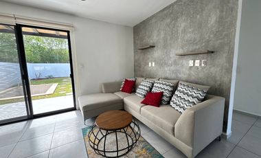 EN RENTA CASA AMUEBLADA Y CON PANELES SOLARES, PRIVADA KANAN | CONKAL |