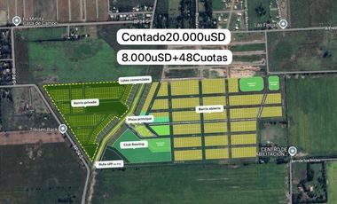 Ybarlucea - Fincas Ros | Anticipo USD 8.800 + Cuotas | Conectividad y Futuro Club Rowing