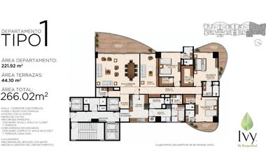 Departamentos en venta en Ivy Bosque Real