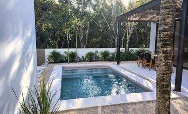 Casa en plena naturalez en Amares Residencial, Rivera Maya