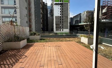 Departamento en renta con terraza privada en Icon San Angel