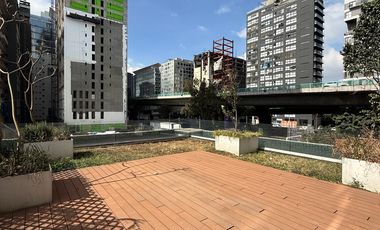 Departamento en renta con terraza privada en Icon San Angel