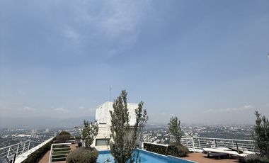 Departamento en renta con terraza privada en Icon San Angel