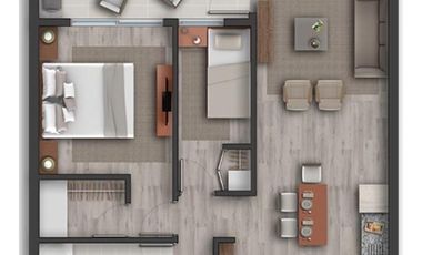 Departamento en Arriendo en Edificio Espacio Talca