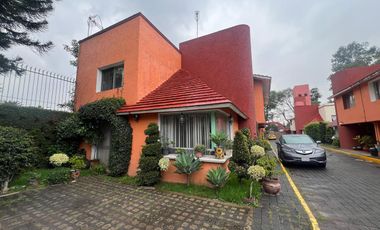Hermosa casa en condominio con seguridad con vistas panorámicas en Xochimilco