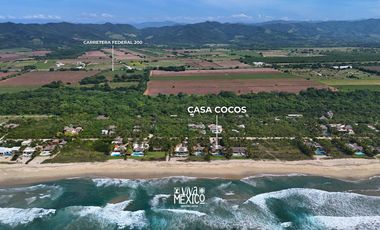 Casa en venta frente a playa ventanilla en Puerto Escondido, Oaxaca
