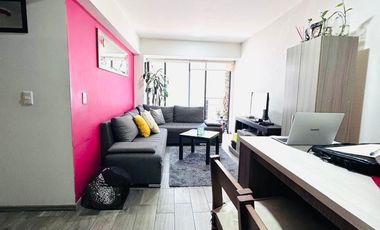 Departamento en renta amueblado en colonia Olimpica