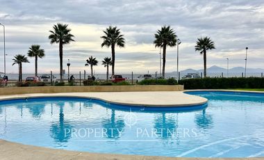 Departamento frente al mar con hermosa vista