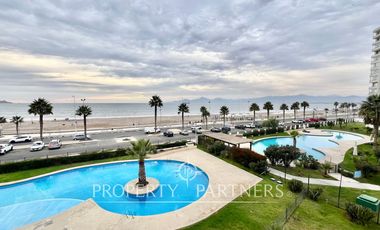Departamento frente al mar con hermosa vista