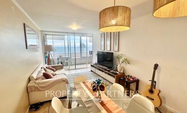 Departamento frente al mar con hermosa vista