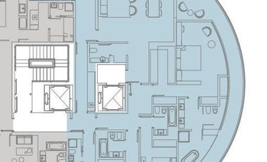 INFINITY Torre I Río - Alquiler 3 Dormitorios   Dependencia