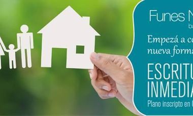 LOTES-FUNES--BARRIO ABIERTO-FUNES-VERDE - ESCRITURA - CERCADO