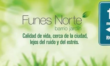 LOTES-FUNES--BARRIO ABIERTO-FUNES-VERDE - ESCRITURA - CERCADO