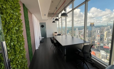 OFICINA EN AVENIDA BALBOA PH BICSA FINANCIAL CENTER SEMIAMOBLADA 165M2