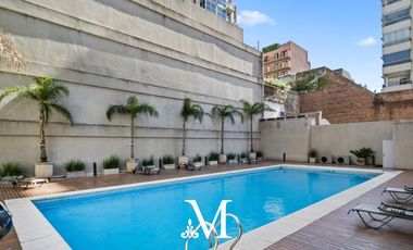 SEMI PISO en Torre Humbolt, Balcón aterrazado, Seguridad 24hs, Full Amenities